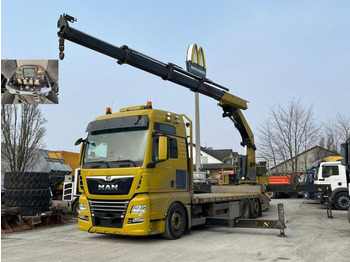 Platós teherautó, Darus autó MAN TGX 26.500 6x2 Crane Palfinger PK 53002-SHC: 2 kép.