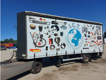 Ponyvás félpótkocsi