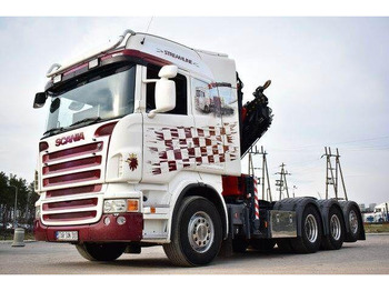 Nyergesvontató Scania R 480 8x4 FASSI 455 EURO 5 KRAN CRAN: 4 kép.
