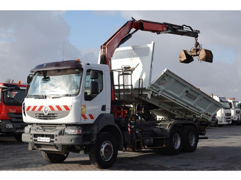 Billenőplatós teherautó RENAULT Kerax 410