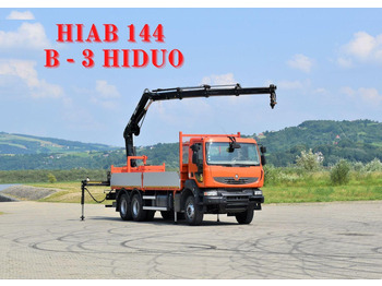 Platós teherautó RENAULT Kerax 410