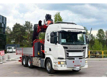 Platós teherautó, Darus autó Scania G490 6x2 Palfinger PK 53002 SH Fly Jib Basket: 4 kép. Platós teherautó, Darus autó Scania G490 6x2 Palfinger PK 53002 SH Fly Jib Basket: 4 kép.