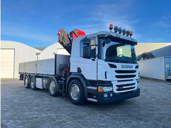 Platós teherautó SCANIA P 450