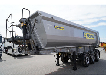 Félpótkocsi billenőplatós ZASŁAW WYWROTKA 26 m3 / STALOWA / HP / OŚ PODNOSZONA / RYNNA / 2017: 3 kép. Félpótkocsi billenőplatós ZASŁAW WYWROTKA 26 m3 / STALOWA / HP / OŚ PODNOSZONA / RYNNA / 2017: 3 kép.