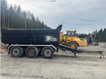Pótkocsi billenőplatós Istrail 3 Akslet Dumperkjerre: 2 kép.