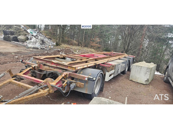 Multiliftes/ Konténerszállító pótkocsi NOR SLEP krokhenger m/ tipp: 3 kép.