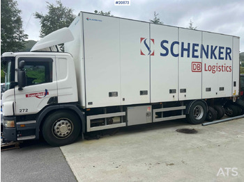 Dobozos felépítményű teherautó Scania P270: 4 kép.