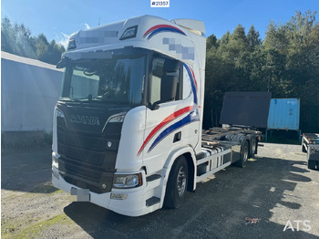 Cserefelépítményes teherautó SCANIA R 580