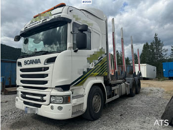 Rönkszállító teherautó SCANIA R 730