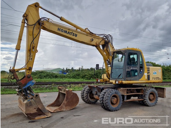 Gumikerekes kotró KOMATSU