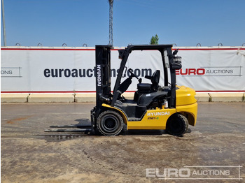 Villás targonca 2018 Hyundai 25D-9: 2 kép.