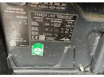 Elektromos targonca Linde E15-02: 4 kép.