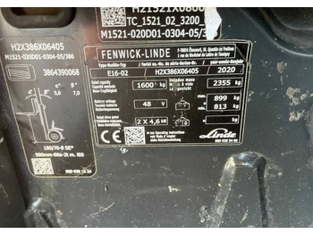 Elektromos targonca Linde E16-02: 4 kép.