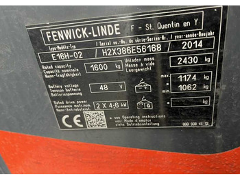 Elektromos targonca LINDE E16