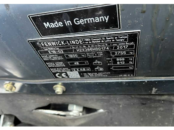 Elektromos targonca Linde E18-01: 4 kép.