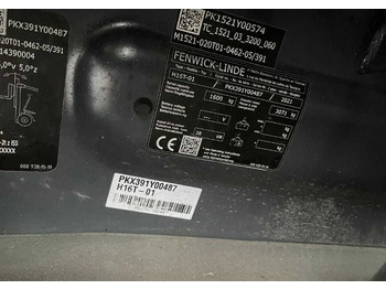 Gázüzemű targonca Linde H16T-01: 4 kép. Gázüzemű targonca Linde H16T-01: 4 kép.