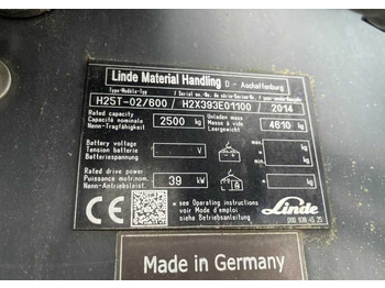 Gázüzemű targonca LINDE H25