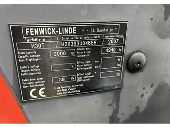Gázüzemű targonca LINDE H30
