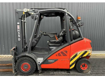 Gázüzemű targonca Linde H35T-02: 2 kép.