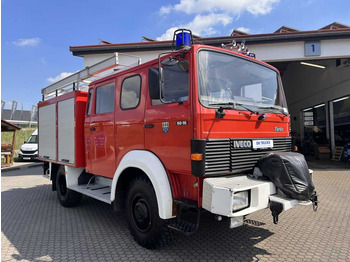 Tűzoltóautó Iveco 75-16 AW 4x4 LF8 Feuerwehr Standheizung 9 Sitze: 3 kép.