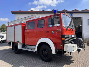 Tűzoltóautó Iveco 75-16 AW 4x4 LF8 Feuerwehr Standheizung 9 Sitze: 5 kép.