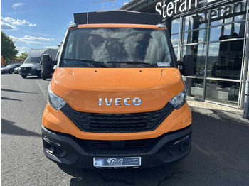 Platós kisteherautó Iveco Daily 35S14 Pritsche+Plane *AHK*Ladekran*7-Sitze: 2 kép.