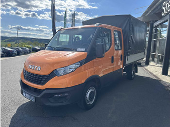 Platós kisteherautó Iveco Daily 35S14 Pritsche+Plane *AHK*Ladekran*7-Sitze: 3 kép.