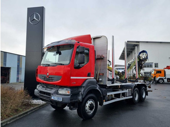 Rönkszállító teherautó RENAULT Kerax 460