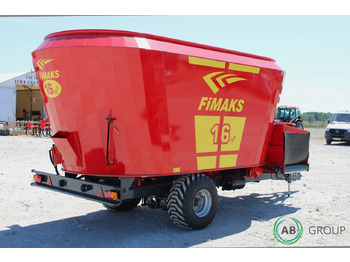 Etetőkocsi TMR Mixer Fimaks FMV 16m³ - demo: 5 kép.