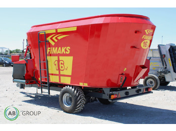 Etetőkocsi TMR Mixer Fimaks FMV 16m³ - demo: 4 kép.
