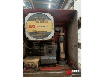Üzemanyag tartály - Teherautó Diversen Occ brandstoftank 3000L met pompinstallatie: 2 kép.