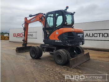 Gumikerekes kotró 2017 Doosan DX57W-5: 3 kép.