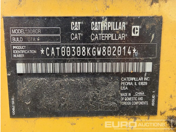 Minikotró CATERPILLAR 308C