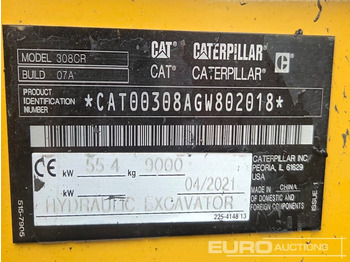 Minikotró CATERPILLAR 308C