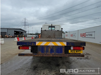 Platós teherautó Scania P230: 4 kép.