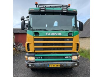 Platós teherautó Scania 124G: 5 kép.