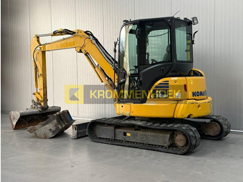 Minikotró Komatsu PC 55 MR-5: 3 kép. Minikotró Komatsu PC 55 MR-5: 3 kép.