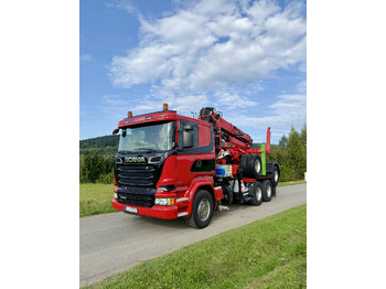 Rönkszállító teherautó SCANIA R 580