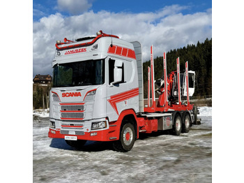 Rönkszállító teherautó SCANIA R 580
