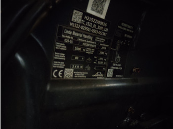Elektromos targonca Linde E25-01: 5 kép.