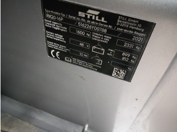 Elektromos targonca Still RX20-16P: 5 kép.