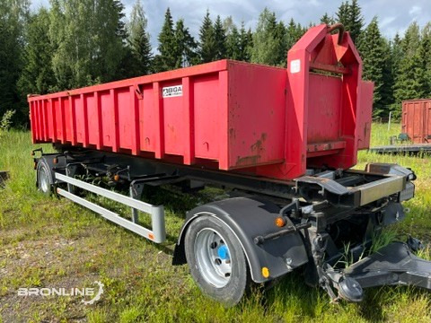 2005 Floda Verken haagis + konkslifti kast - Multiliftes/ Konténerszállító pótkocsi: 3 kép. 2005 Floda Verken haagis + konkslifti kast - Multiliftes/ Konténerszállító pótkocsi: 3 kép.