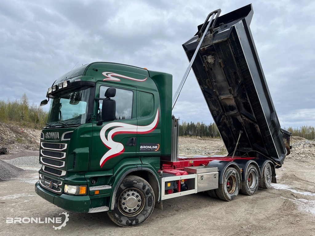 2013 V8 SCANIA R560 8X4 Tipper/Kallur/Retarder - Billenőplatós teherautó: 3 kép. 2013 V8 SCANIA R560 8X4 Tipper/Kallur/Retarder - Billenőplatós teherautó: 3 kép.
