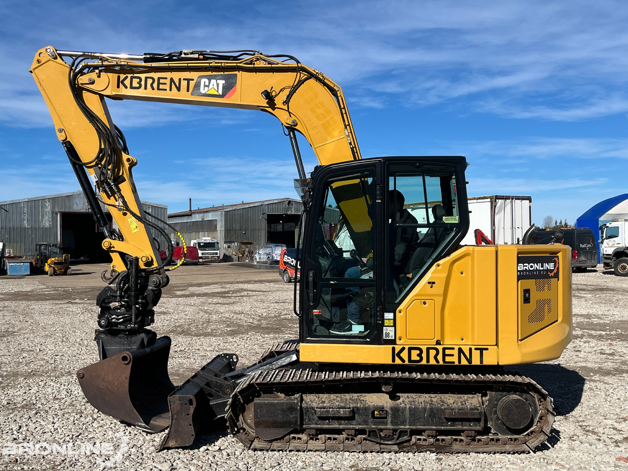 2019 Caterpillar 307.5 ROTOTILT / CENTRAL LUBRICATION / S50 - Lánctalpas kotró: 3 kép. 2019 Caterpillar 307.5 ROTOTILT / CENTRAL LUBRICATION / S50 - Lánctalpas kotró: 3 kép.