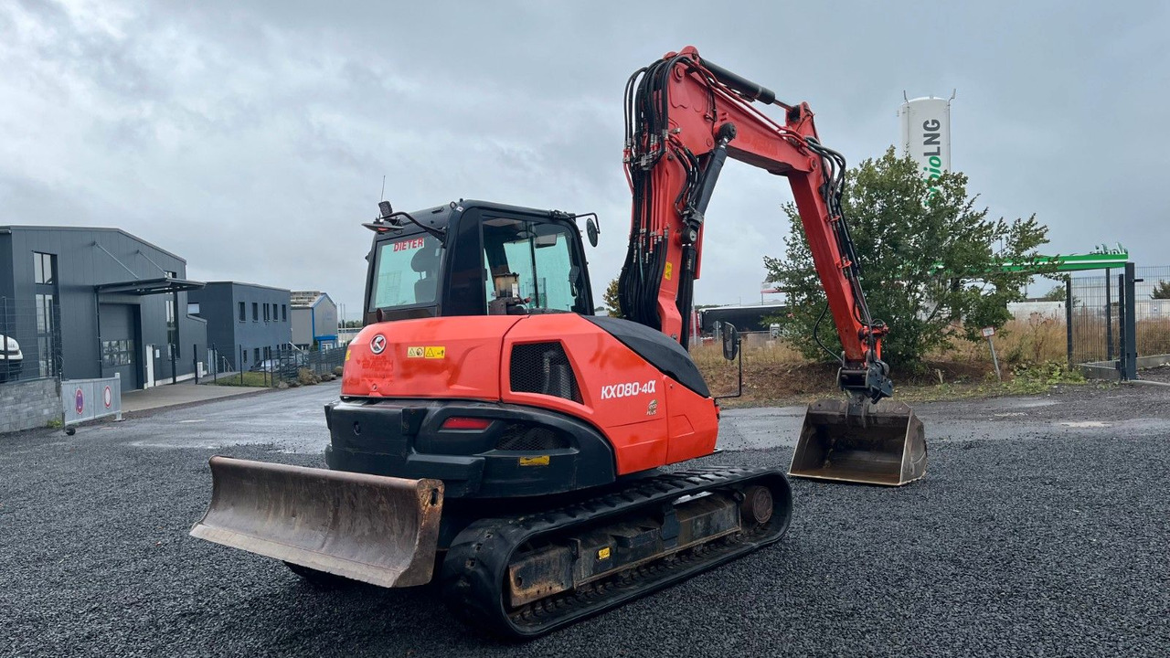 Kubota KX080-4a Verstellausleger 8835 KG - Minikotró: 4 kép. Kubota KX080-4a Verstellausleger 8835 KG - Minikotró: 4 kép.
