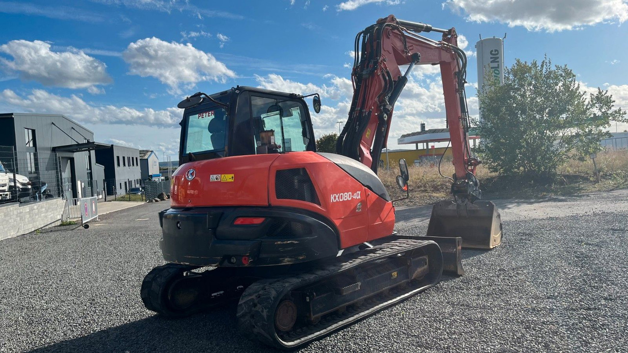 Kubota KX080-4a Verstellausleger 8835 KG - Minikotró: 4 kép. Kubota KX080-4a Verstellausleger 8835 KG - Minikotró: 4 kép.
