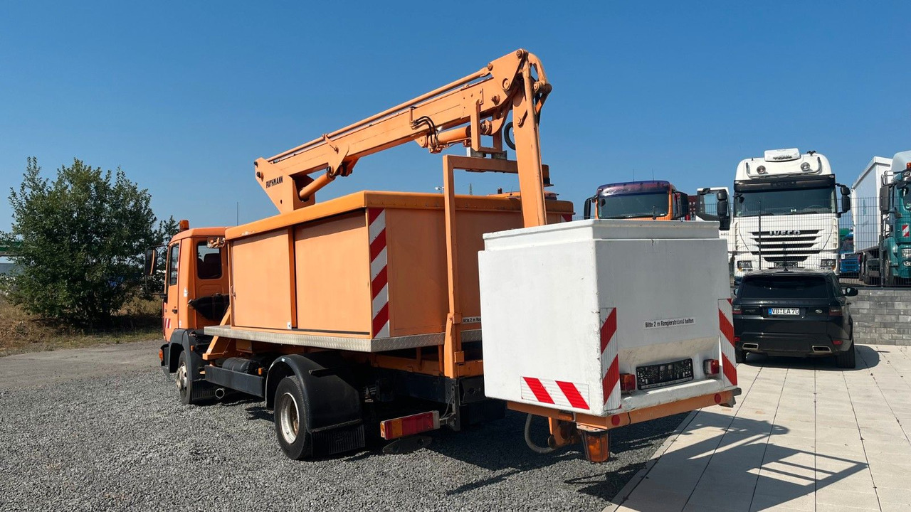 MAN 8.113 Steiger Hubarbeitsbühne Ruthmann MAN 8.113 Steiger Hubarbeitsbühne Ruthmann - Emelőkosaras teherautó, Kisteherautó: 5 kép. MAN 8.113 Steiger Hubarbeitsbühne Ruthmann MAN 8.113 Steiger Hubarbeitsbühne Ruthmann - Emelőkosaras teherautó, Kisteherautó: 5 kép.