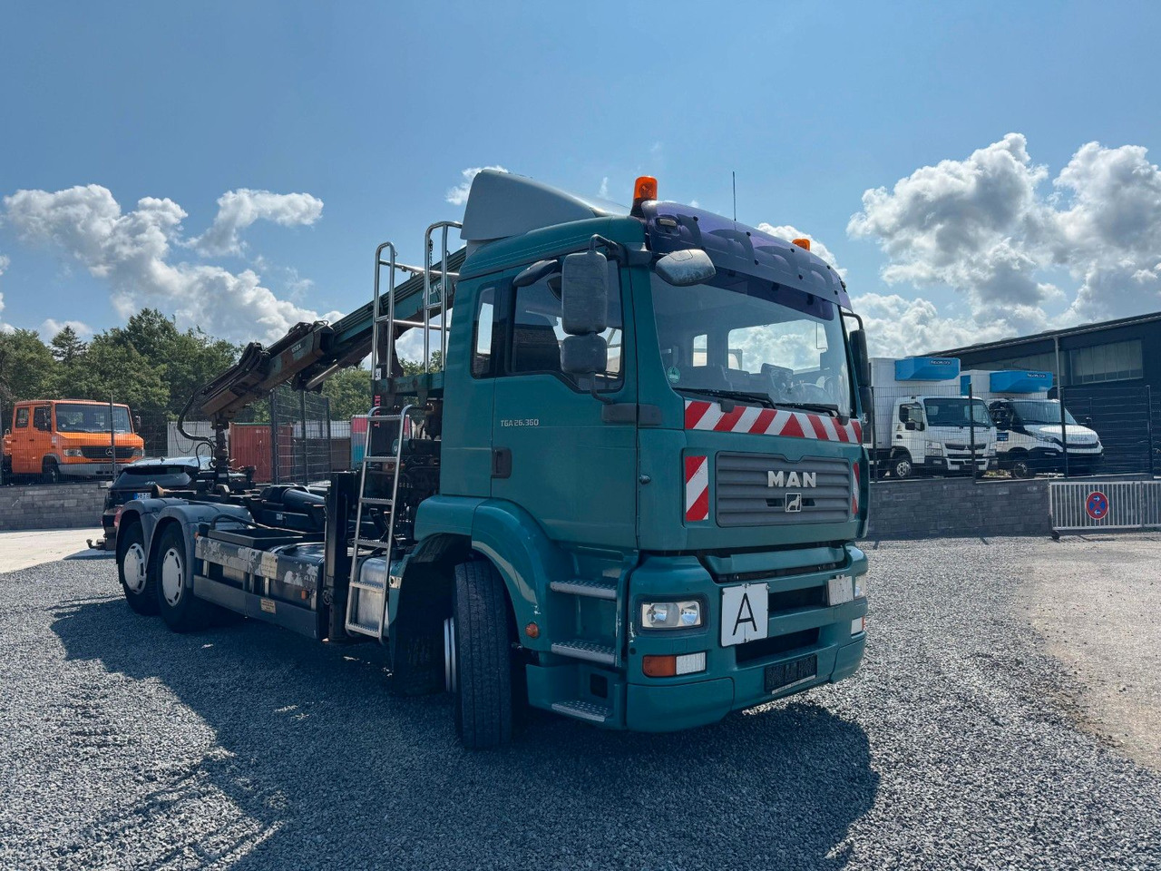 MAN TGA 26.360 Kran TeRex Multilift Fernbedienung - Horgos rakodó teherautó, Darus autó: 5 kép. MAN TGA 26.360 Kran TeRex Multilift Fernbedienung - Horgos rakodó teherautó, Darus autó: 5 kép.