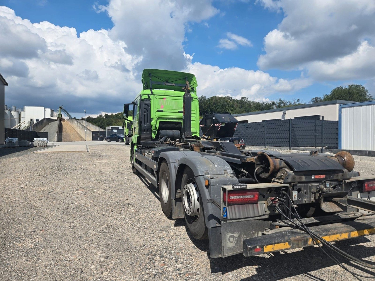 MAN TGS 2651 Abrollkipper HIAB Lift -Lenkachse - Horgos rakodó teherautó: 5 kép. MAN TGS 2651 Abrollkipper HIAB Lift -Lenkachse - Horgos rakodó teherautó: 5 kép.