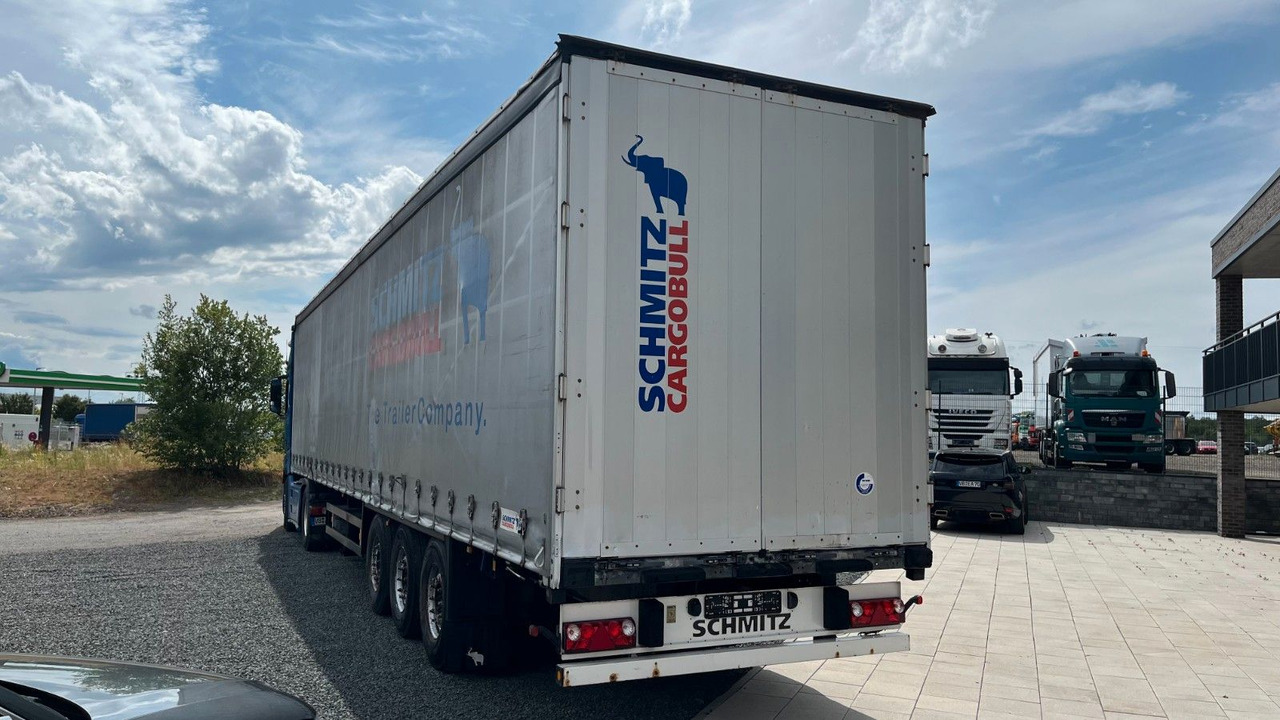 Schmitz Cargobull S01 Pritsche Plane Edscha Liftachse - Ponyvás félpótkocsi: 3 kép. Schmitz Cargobull S01 Pritsche Plane Edscha Liftachse - Ponyvás félpótkocsi: 3 kép.